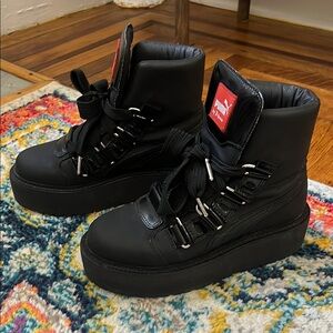 Puma x Fenty Sb Black Eyelet Sneaker Boot